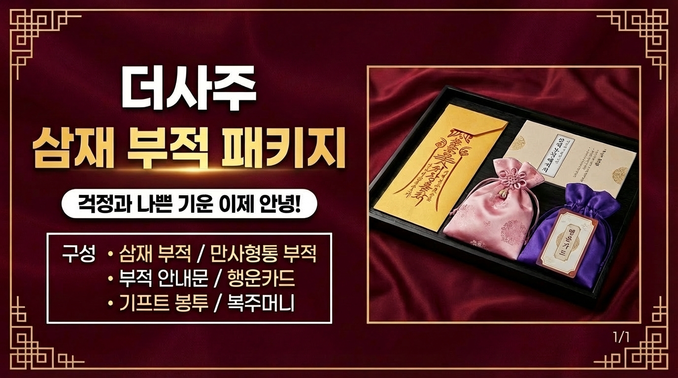 더사주 - 삼재부적 패키지