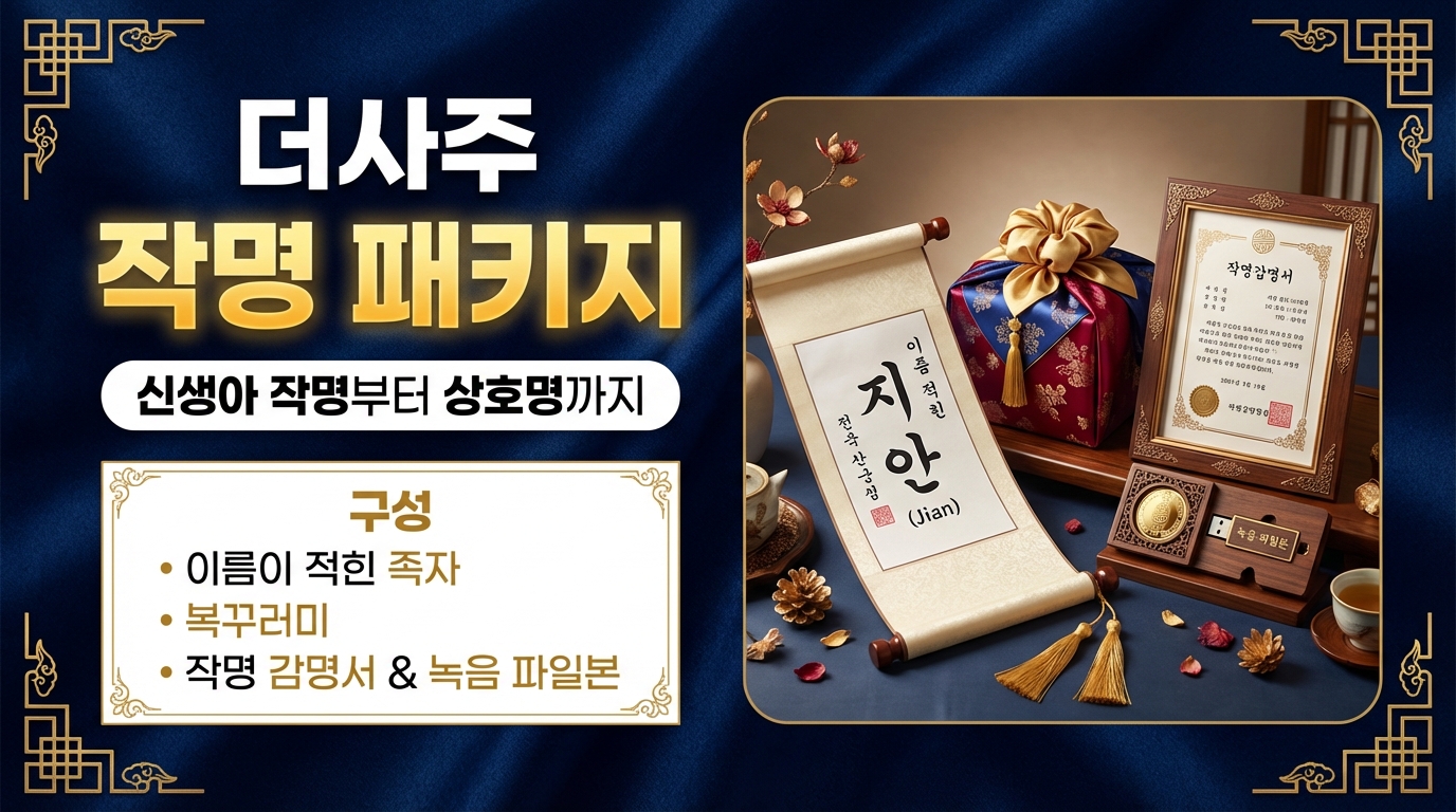 더사주 - 작명 패키지